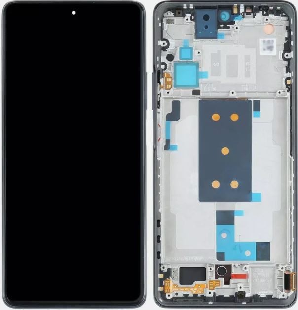 LCD экран Xiaomi 11T 5G с тачскрином с рамкой Meteorite Grey Оригинал (сервисная упаковка)
