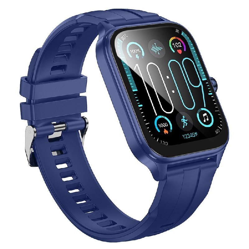 Išmanusis laikrodis Hoco Y27 (1,95" TFT) (skambučių ver.) mėlynas