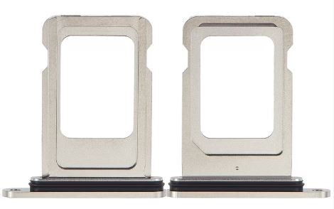 SIM card holder for iPhone 15 Pro/15 Pro Max Natural Titanium original (used Grade A)