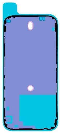 Sticker for back cover iPhone 16 Pro original (service pack)