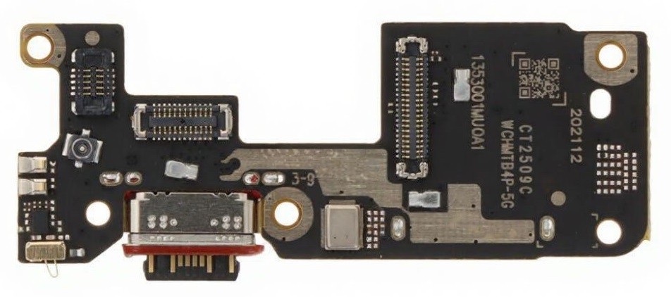 Flex Xiaomi Poco F7 5G with charging connector and microphone, SIM card contact original (service pack)