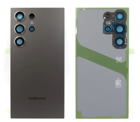 Galinis dangtelis Samsung S928 S24 Ultra titano juodas originalus (naudotas kokybė C)