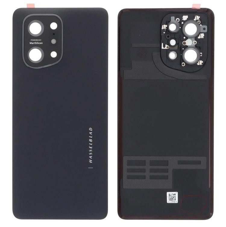 Galinis dangtelis Oppo Find X5 juodas originalus (naudotas Grade B)