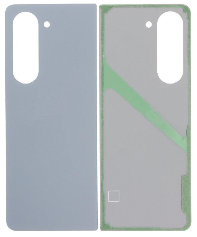 Задняя крышка для Samsung F946 Galaxy Z Fold 5 Icy Blue (без линзы камеры) Оригинал (б/у Grade B)