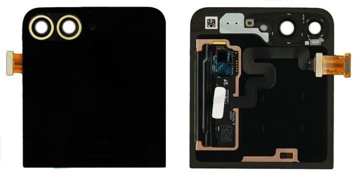 LCD ekranas Samsung F741 Z Flip6 5G su jutikliniu ekranu (Išorinis) Yellow originalus (naudotas Grade A)