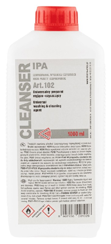 Grynas izopropanolis Cleanser IPA 1000ml