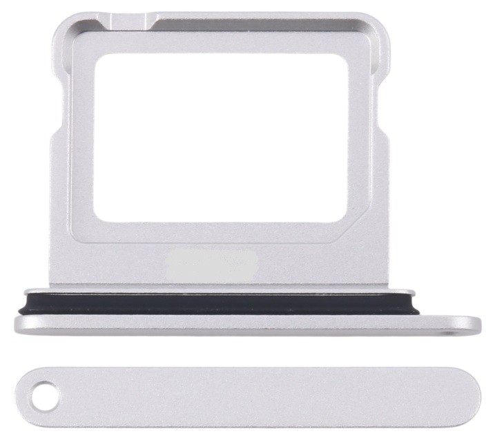 Лоток SIM-карты для iPhone 16 16 Plus белый Оригинал
