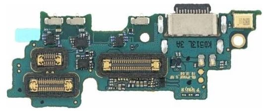 Шлейф Samsung F700 Galaxy Z Flip для разъёма зарядки и микрофона Оригинал (б/у Grade A)