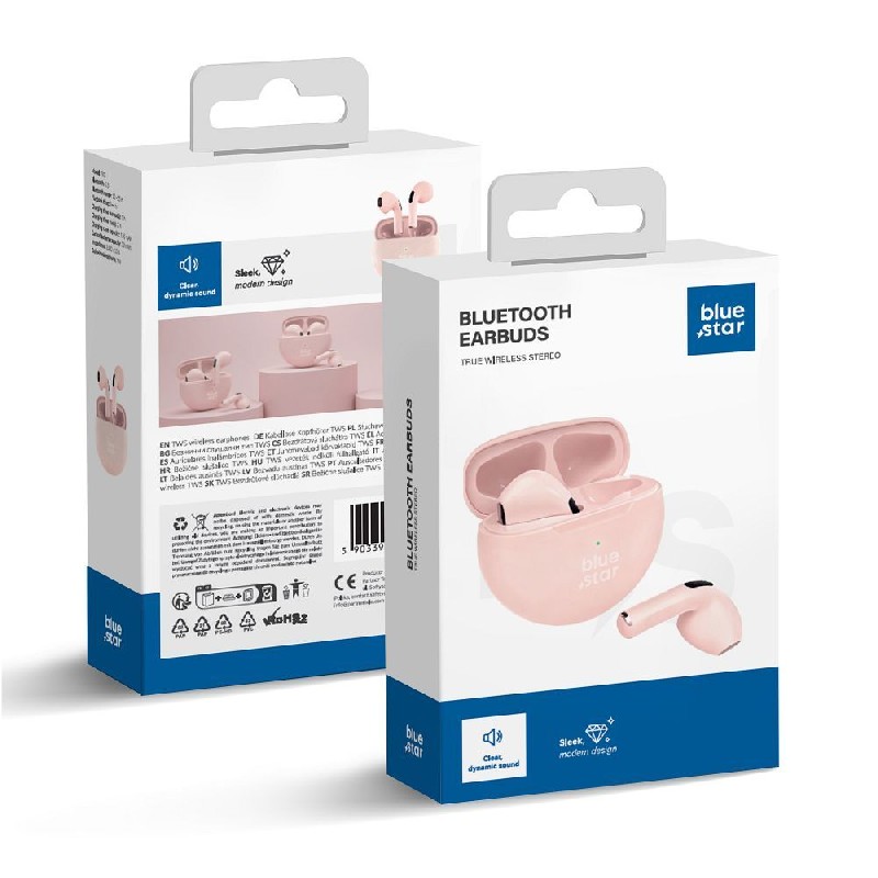 Blue Star TX3 TWS Bluetooth Hands-Free, pink