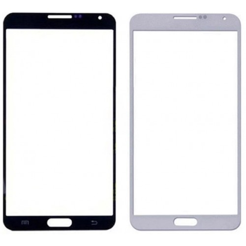 Outer Screen Glass Compatible With Samsung N9005 Note 3 White HQ