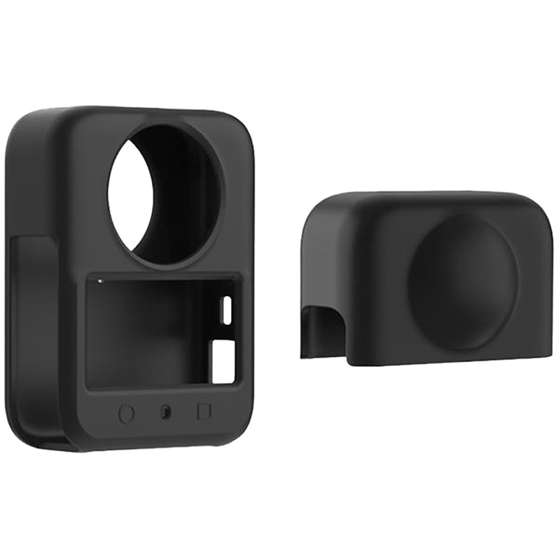 PULUZ силиконовая крышка объектива для DJI Osmo 360 (чёрный)