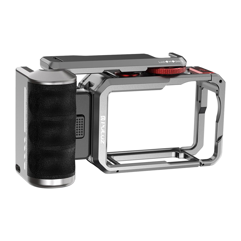Puluz titano išplėtimo narvelis su rankena ir papildomomis jungtimis DJI Osmo Action 6