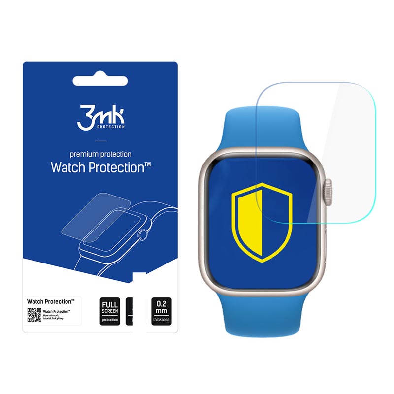 3mk Watch Protection ARC+ - Защитная плёнка для Apple Watch 7 41mm (3 шт)
