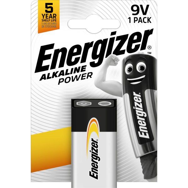 Щелочная батарейка Energizer Alkaline Power 6LR61 9V