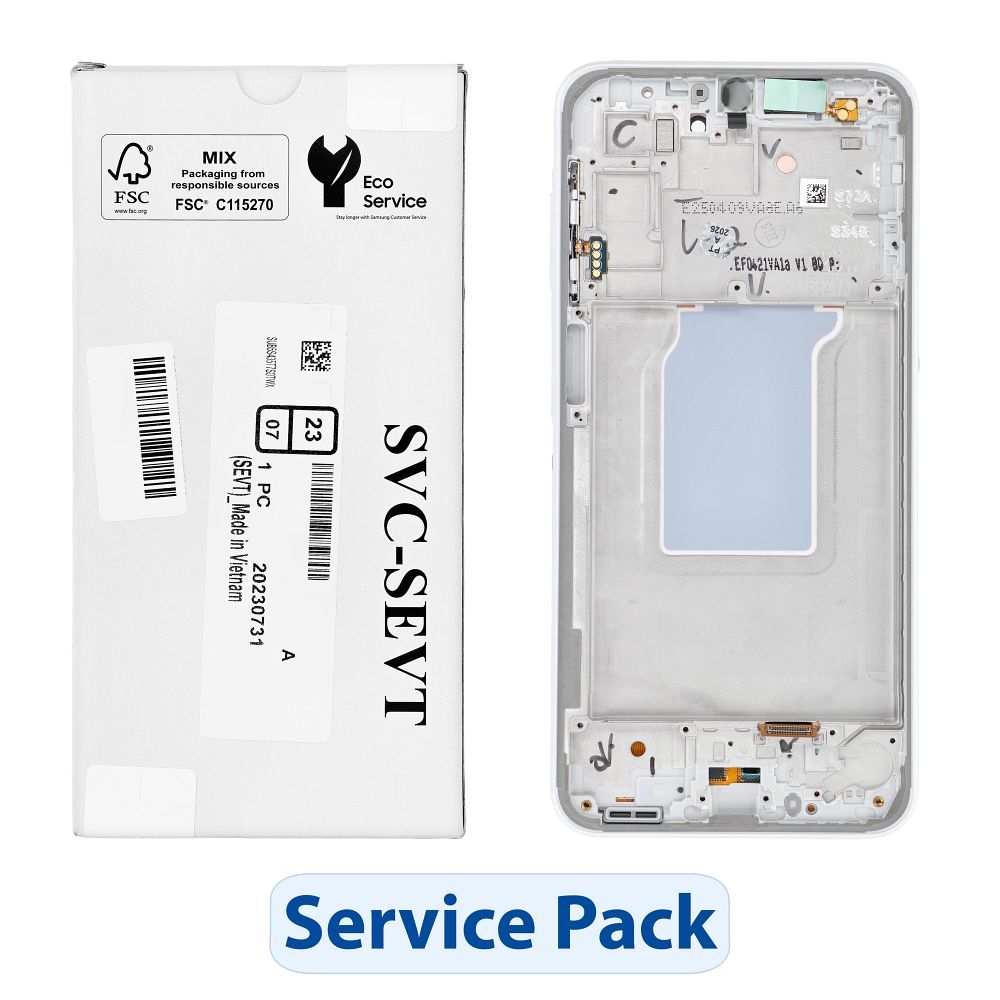 ServicePack LCD Display SAMSUNG A26 5G A266B White GH82-37049B