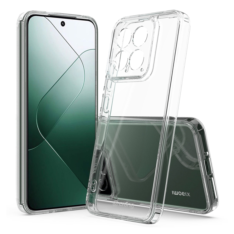 Crong Crystal Shield Cover dėklas, skirtas Xiaomi 14, skaidrus