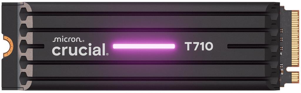 SSD diskas Crucial T710 4TB M.2 PCIe Gen5 NVMe Skaitymas 14900 MB/s Rašymas 13800 MB/s