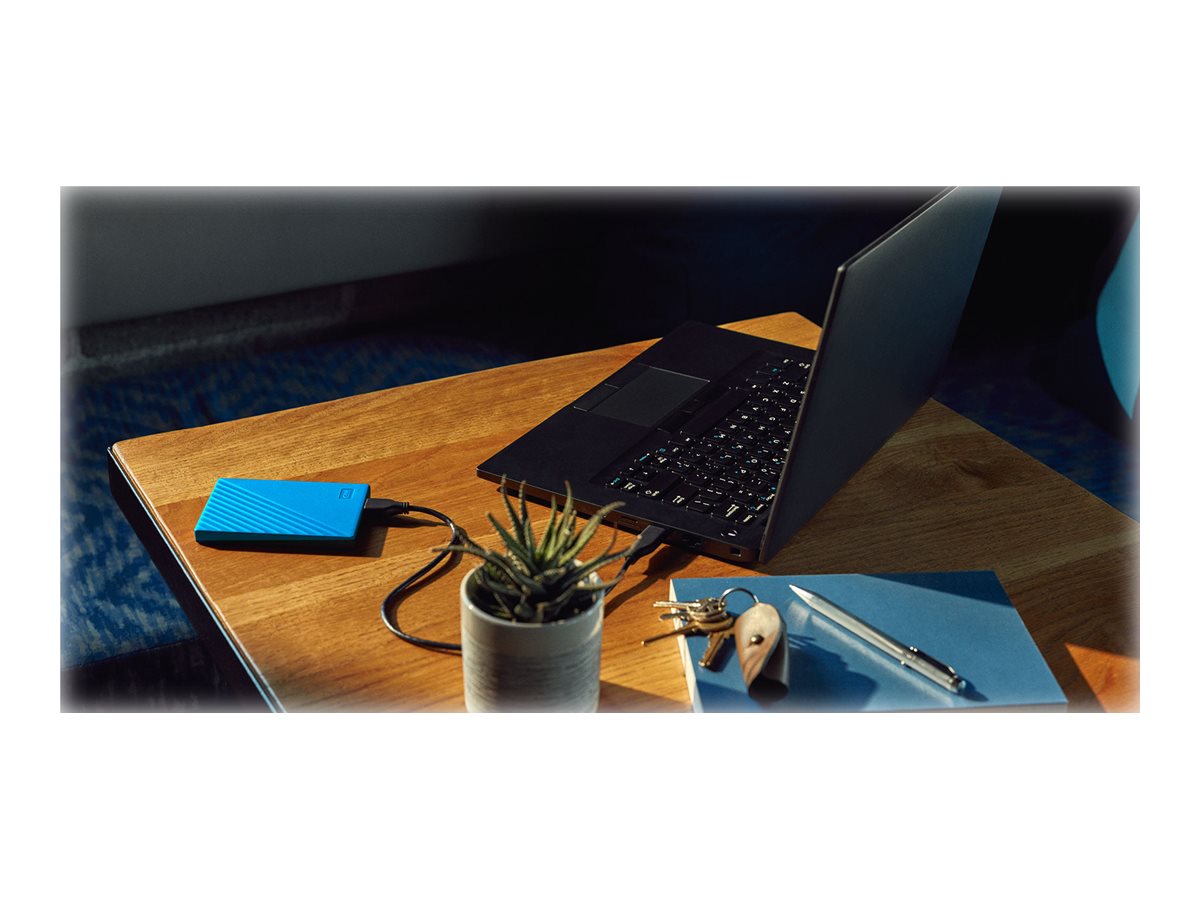 Išorinis kietasis diskas Western Digital My Passport 4TB USB 3.2 mėlynas