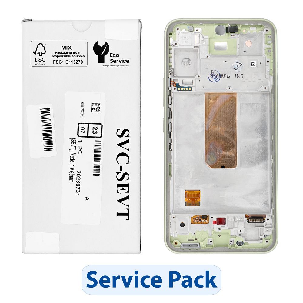 ServicePack LCD Display SAMSUNG A54 5G A546B Green GH82-31231C