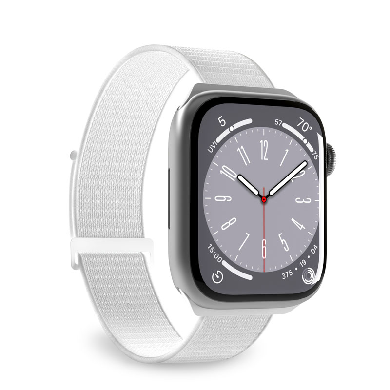 Нейлоновый ремешок Puro Sport для Apple Watch 42 / 44 / 45 / 49 мм - белый