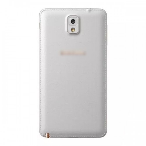 Back Cover Compatible With Samsung N9005 Note 3 White Leather HQ