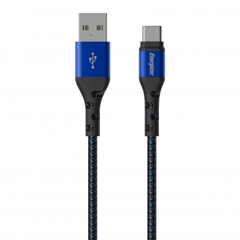 Energizer Ultimate C520CKBL USB-A–USB-C įkrovimo ir duomenų laidas, 2 m, mėlynas