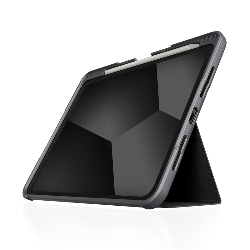 Прочный чехол-книжка STM Dux Plus для iPad Pro 11" M5 (2025) / M4 (2024), чёрный