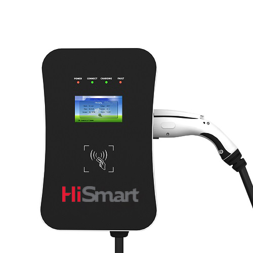 HiSmart EV200085 Type 2 įkrovimo stotelė, 22 kW, 32 A, 3 fazių, 5 m kabelis