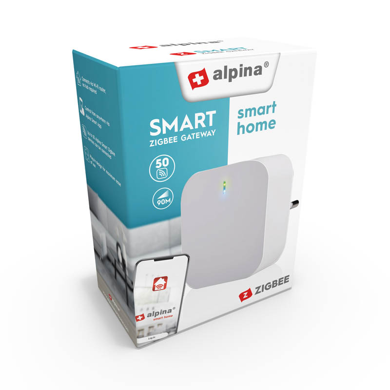 Alpina Zigbee tinklų sietuvas išmaniesiems įrenginiams