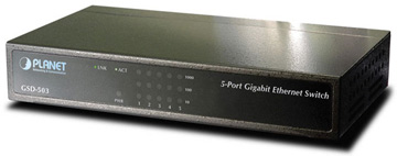 5-портовый гигабитный коммутатор Ethernet