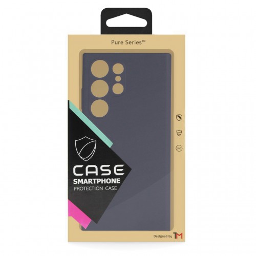 Phone Case "TM Pure Silicone" for Samsung G990 S21 FE / Charcoal Gray / (Blister)