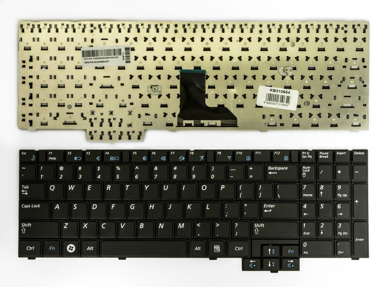 Keyboard Samsung NP-RV508, NP-RV510, NP-R620, NP-R530, NP-R540