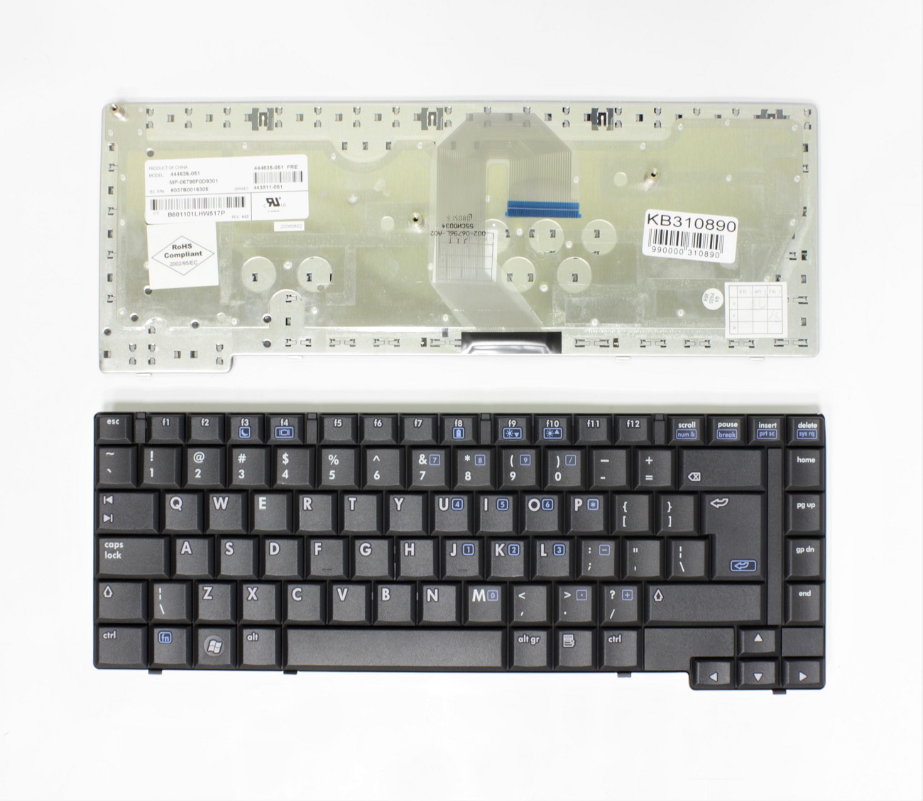Keyboard HP Compaq 6510, 6510B, 6515, 6515B