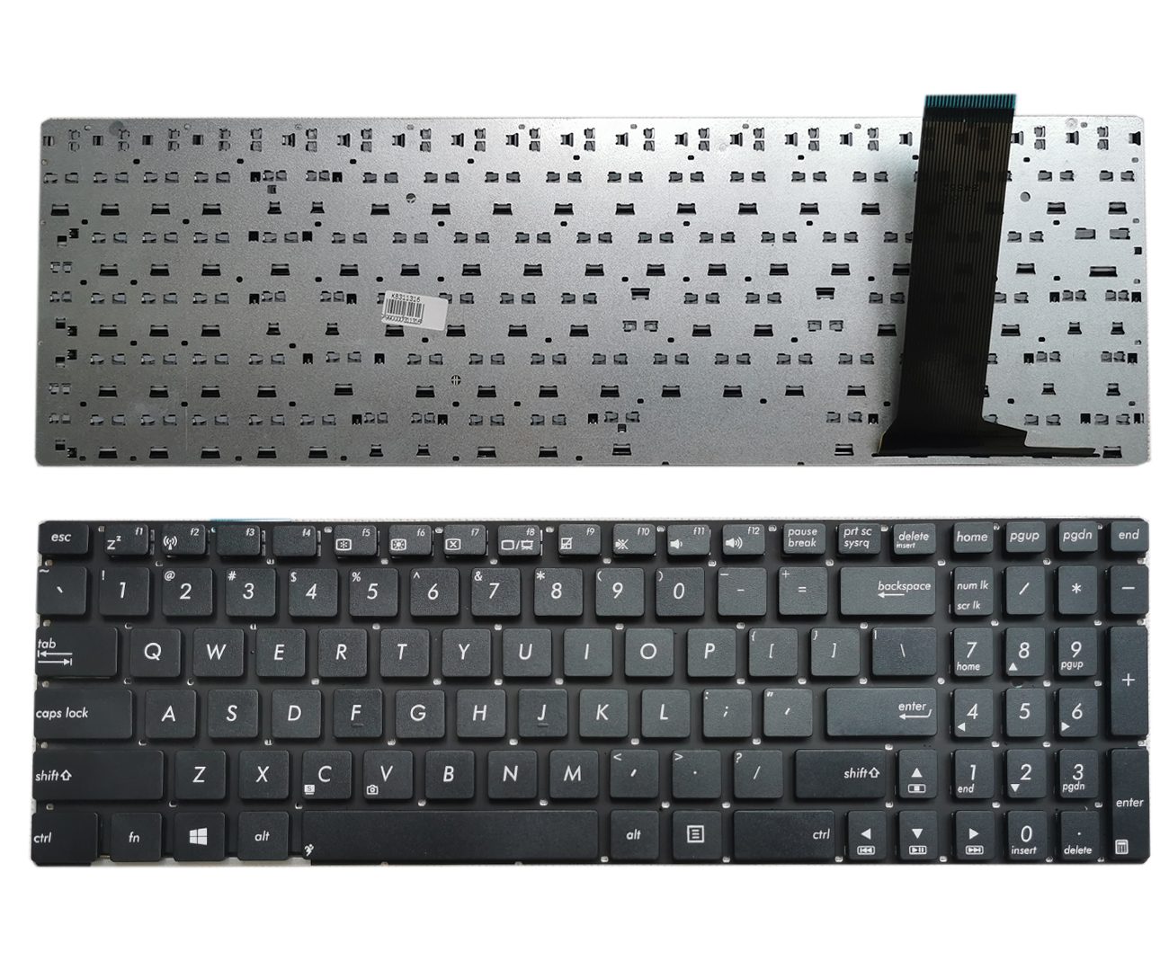 Keyboard Asus N56, N76, R500v, S500, U550 (US)