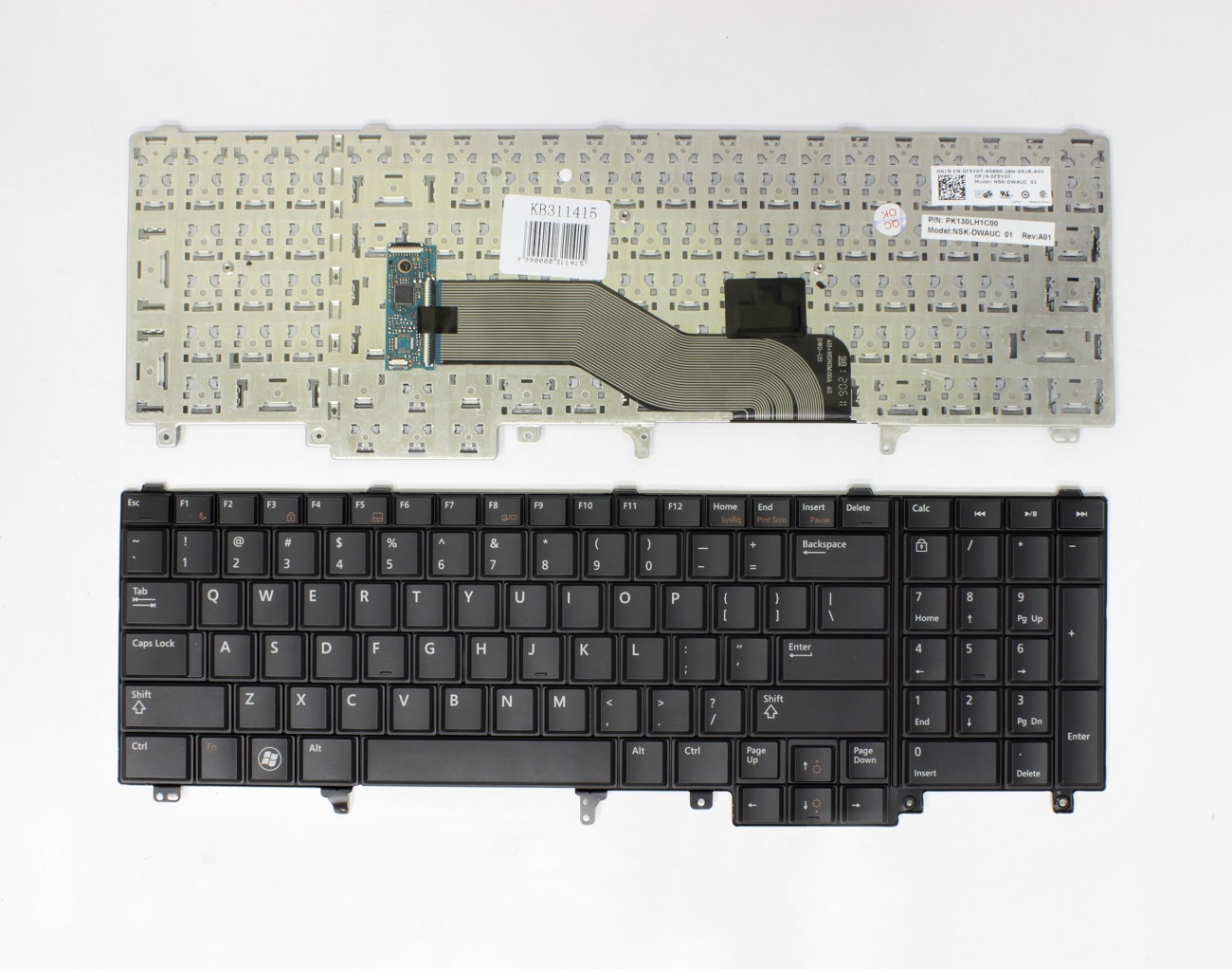 Keyboard Dell Latitude E5520, E5520m, E5530, E6520