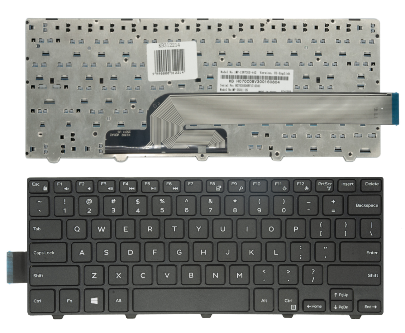 Keyboard Dell Inspiron 14 3000, 3441, 3442, 3446, 3447, 3449, 3451, 3458
