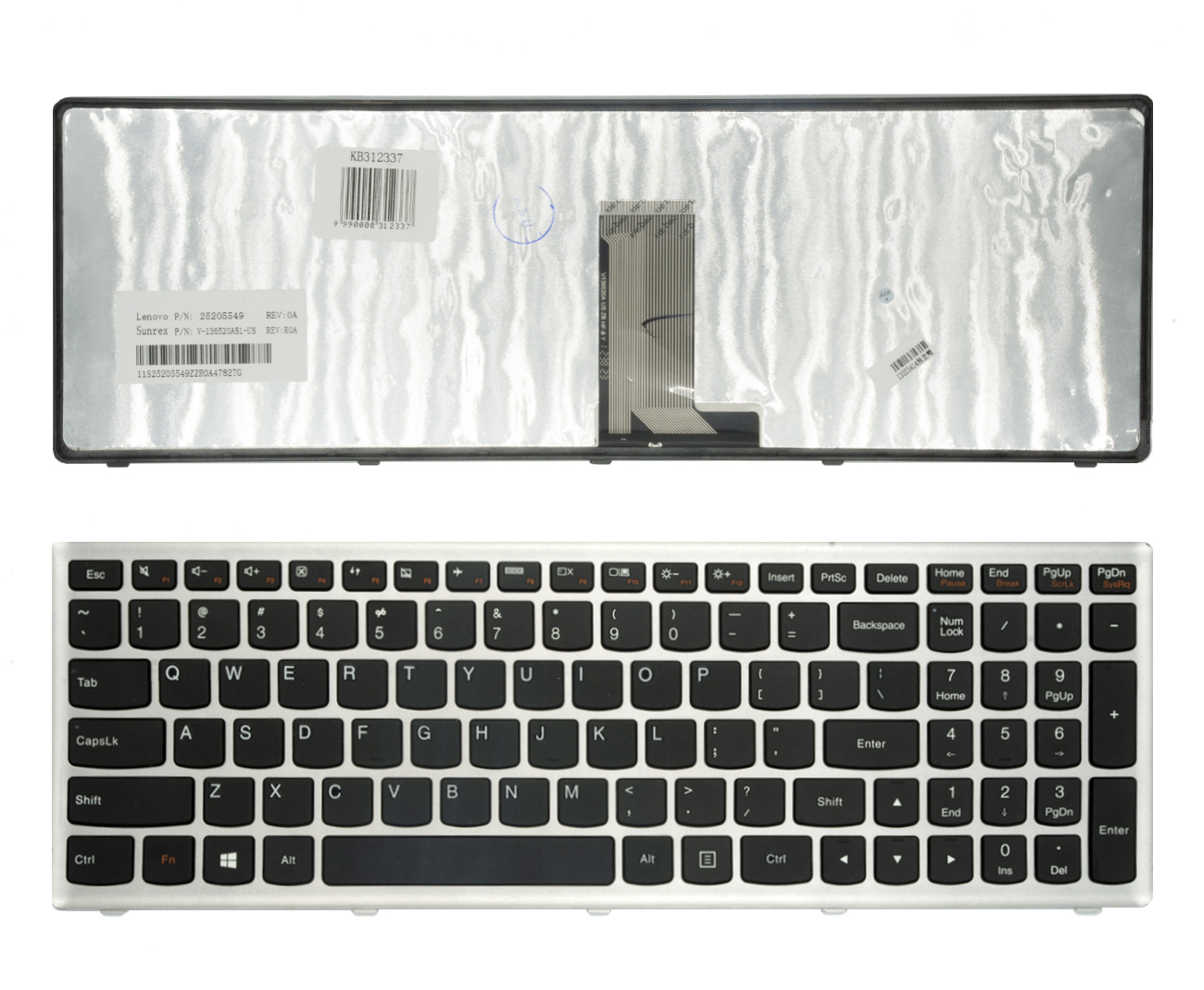 Keyboard Lenovo IdeaPad U510, Z710