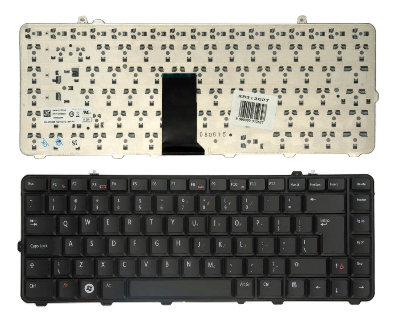 Keyboard Dell Studio 15 1535, 1536, 1537, 1555, 1557, 1558 (UK)