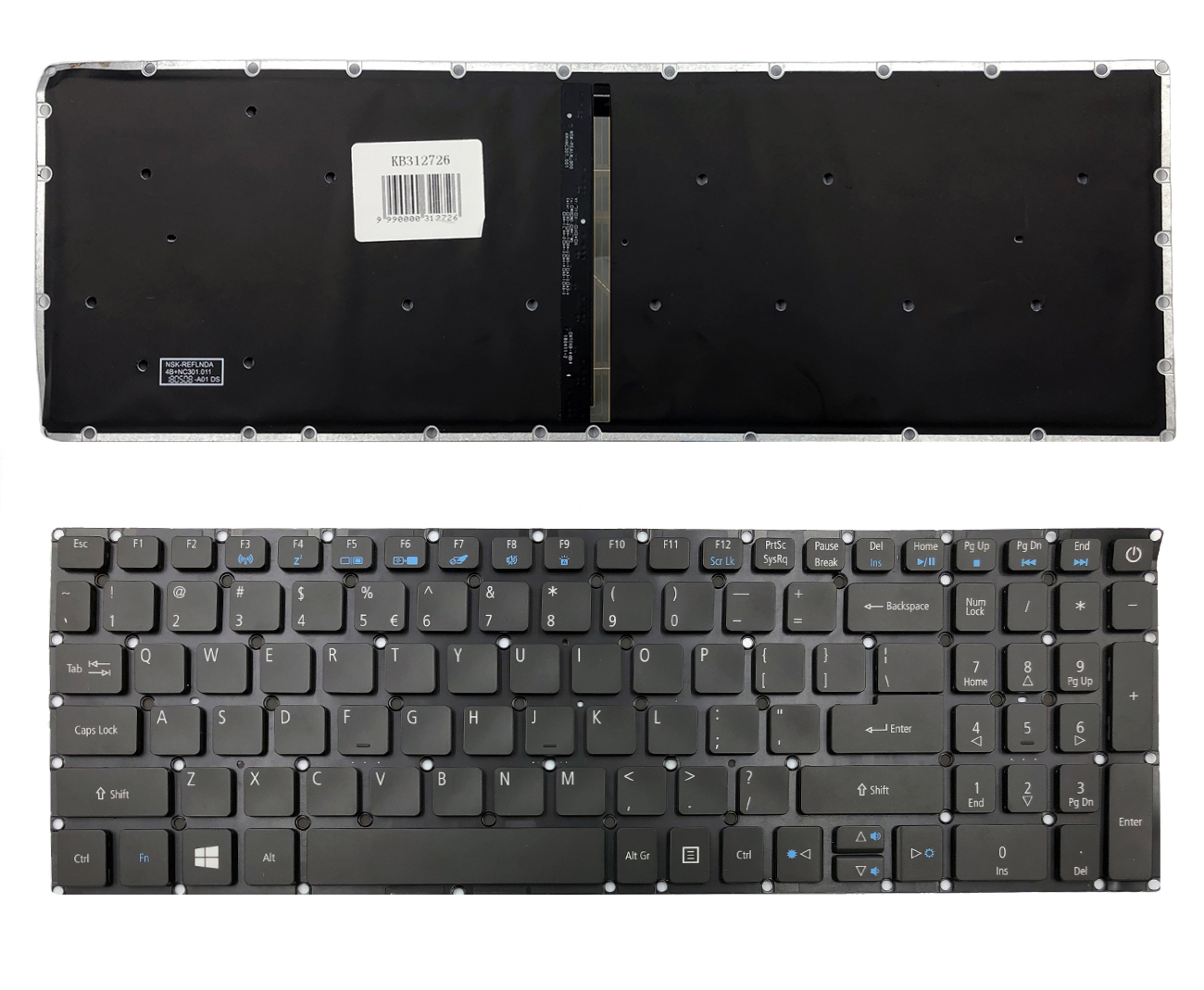 Keyboard Acer Aspire E5-573, E5-573TG (with backlight)