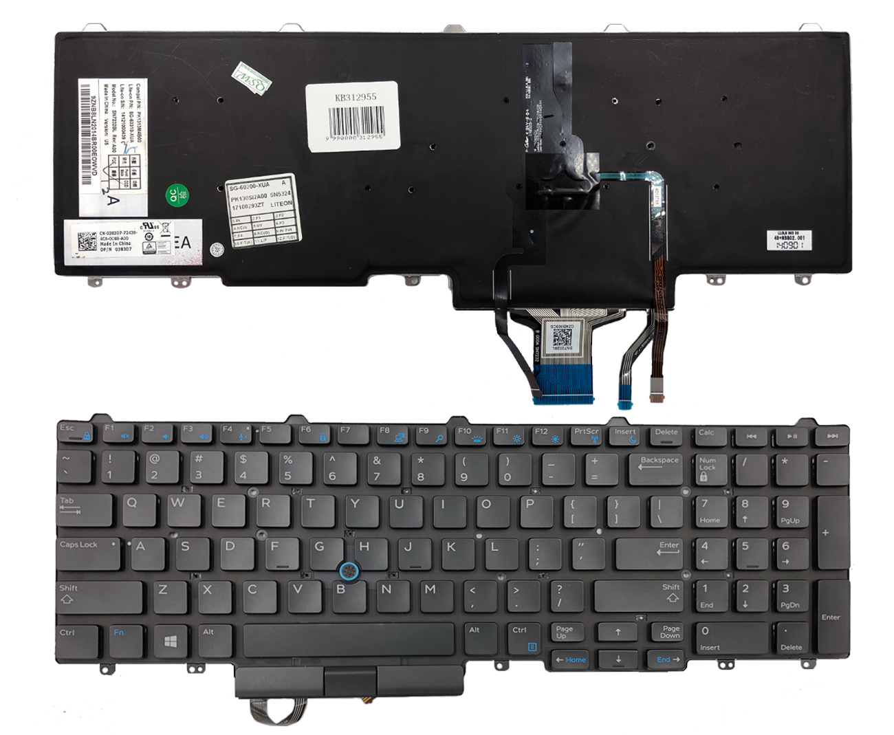 Keyboard Dell Latitude E5550, 5580 / Precision 15 7510, 3510 / Precision 17 7710