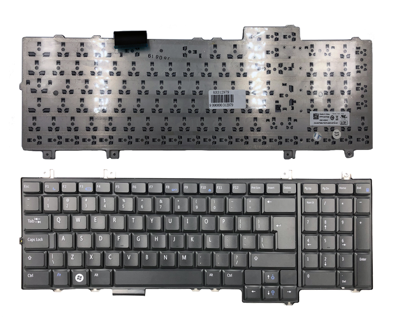 Keyboard Dell Studio 17, 1730, 1735, 1736, 1737 (UK)