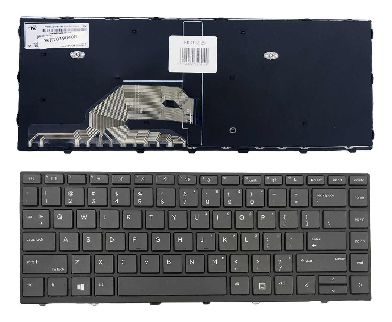 Keyboard  HP Probook: 430 G5 440 G5 (with frame)