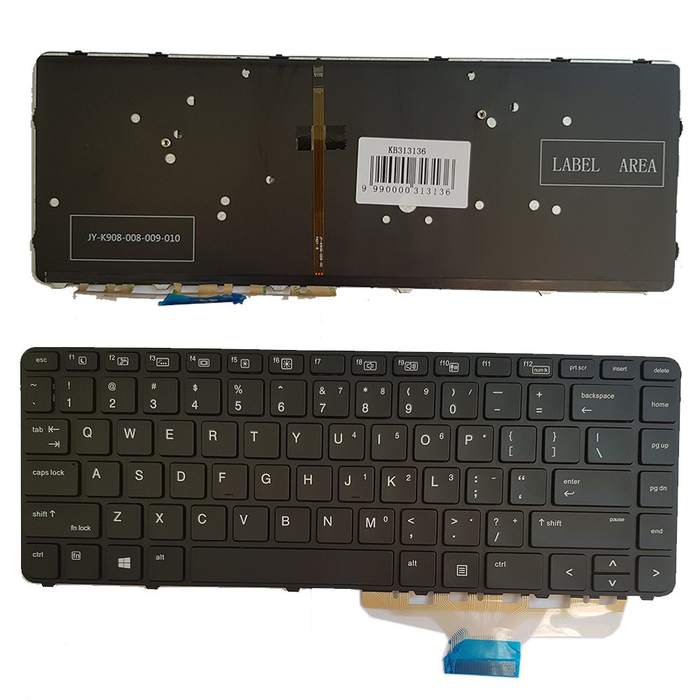 Клавиатура HP EliteBook Folio 1040 G3, 844423-001 с подсветкой