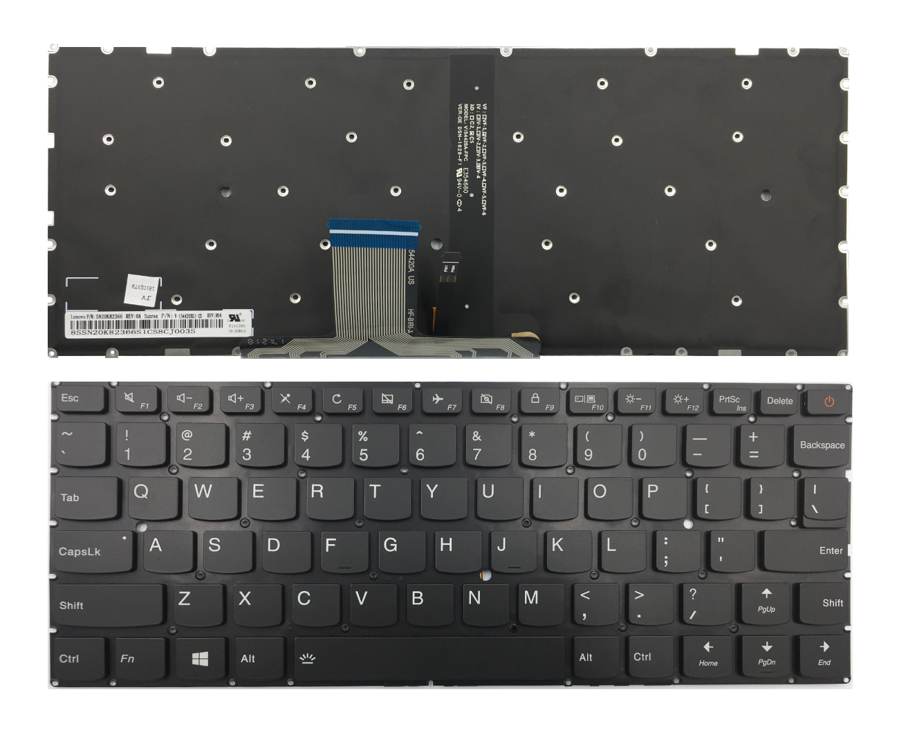 Клавиатура LENOVO Ideapad 710S-13IKB, 710S-13ISK с подсветкой