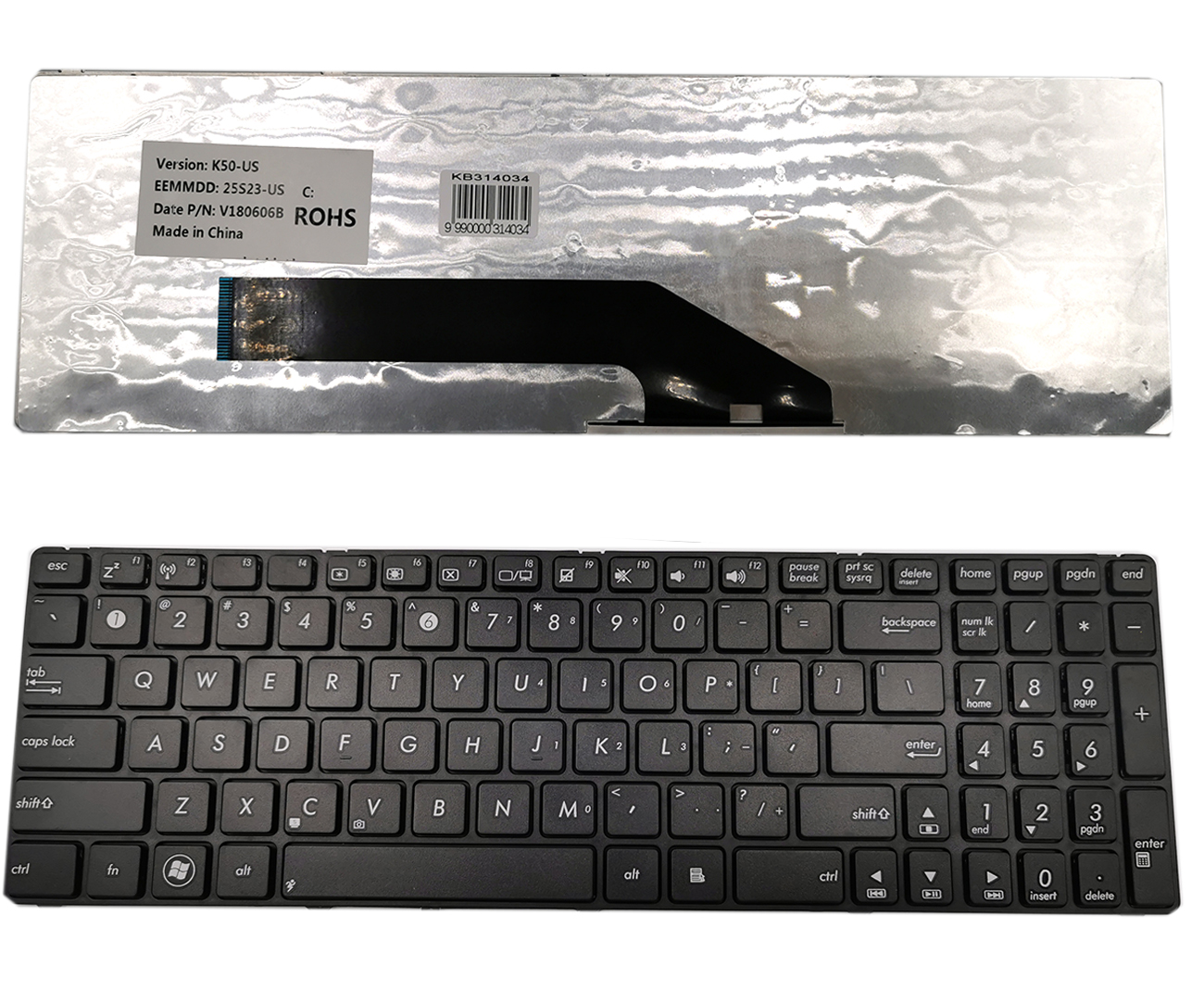 Клавиатура ASUS: F52, K50, K50C, K50IJ, K50IN