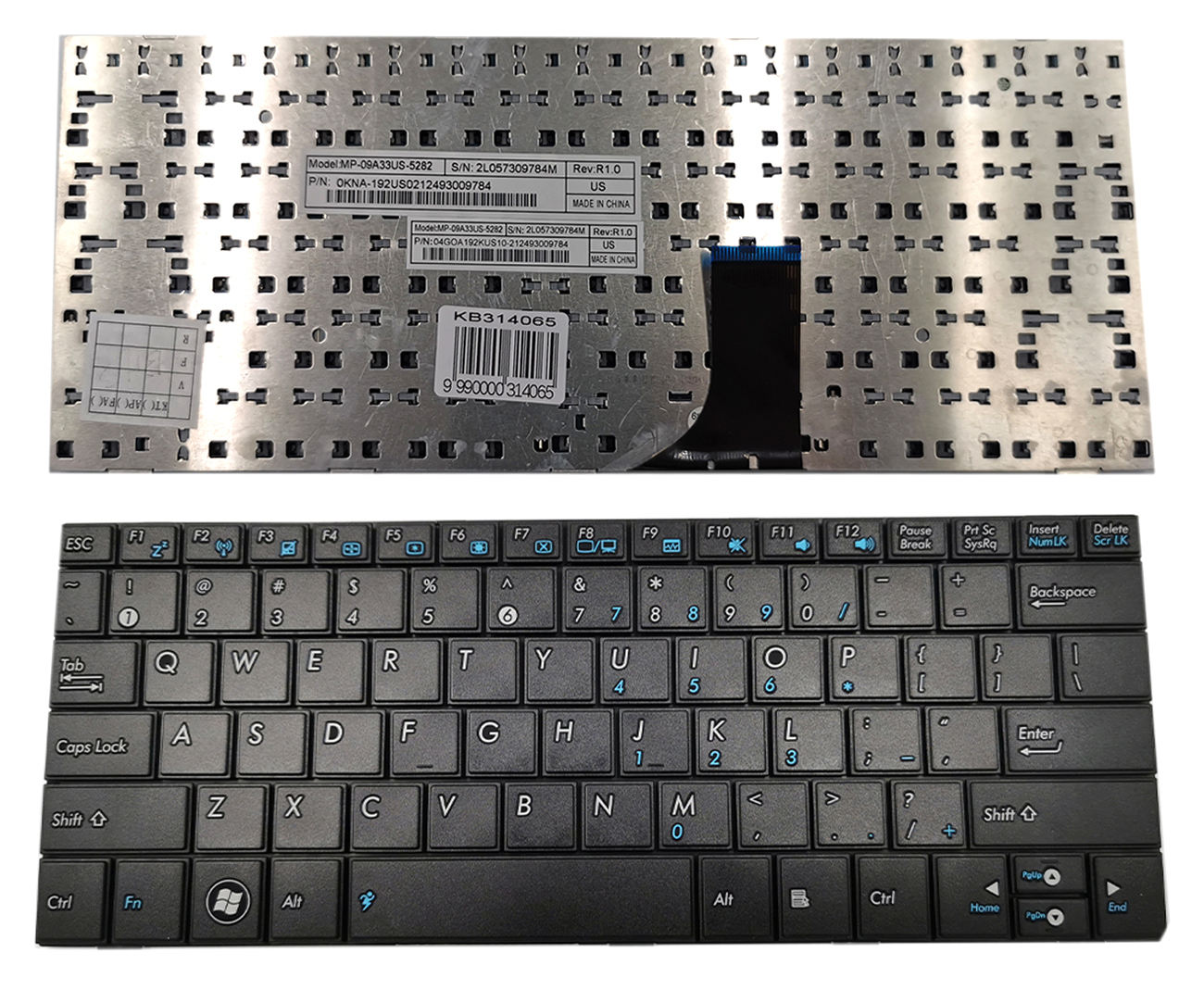 Клавиатура ASUS EEE PC 1001, 1001PXD, 1005, 1005HA
