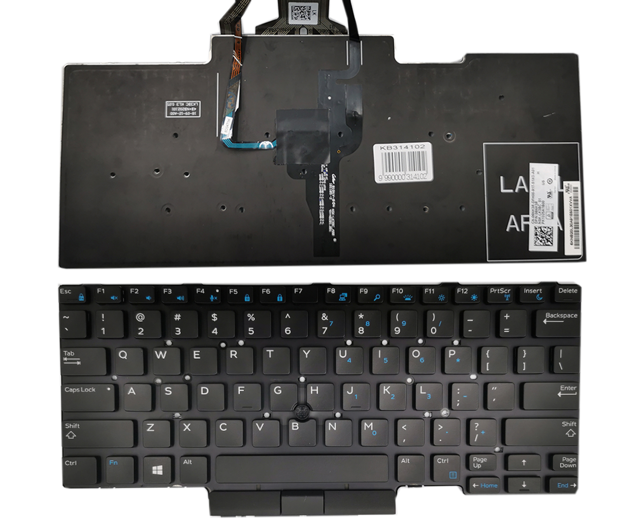 Keyboard DELL Latitude E5450, E5470, E5480, with Backlight and Trackpoint