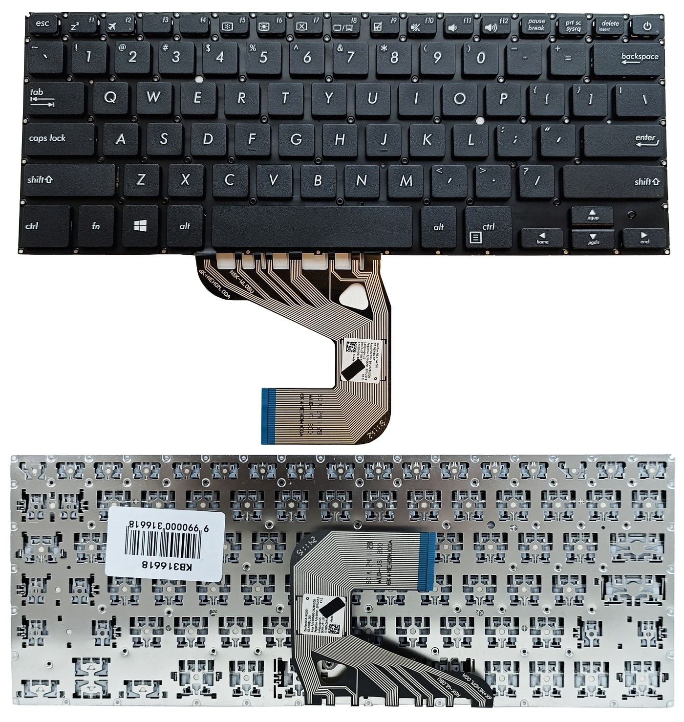 Klaviatūra ASUS S406U, X406U, V406U, Y406U, US