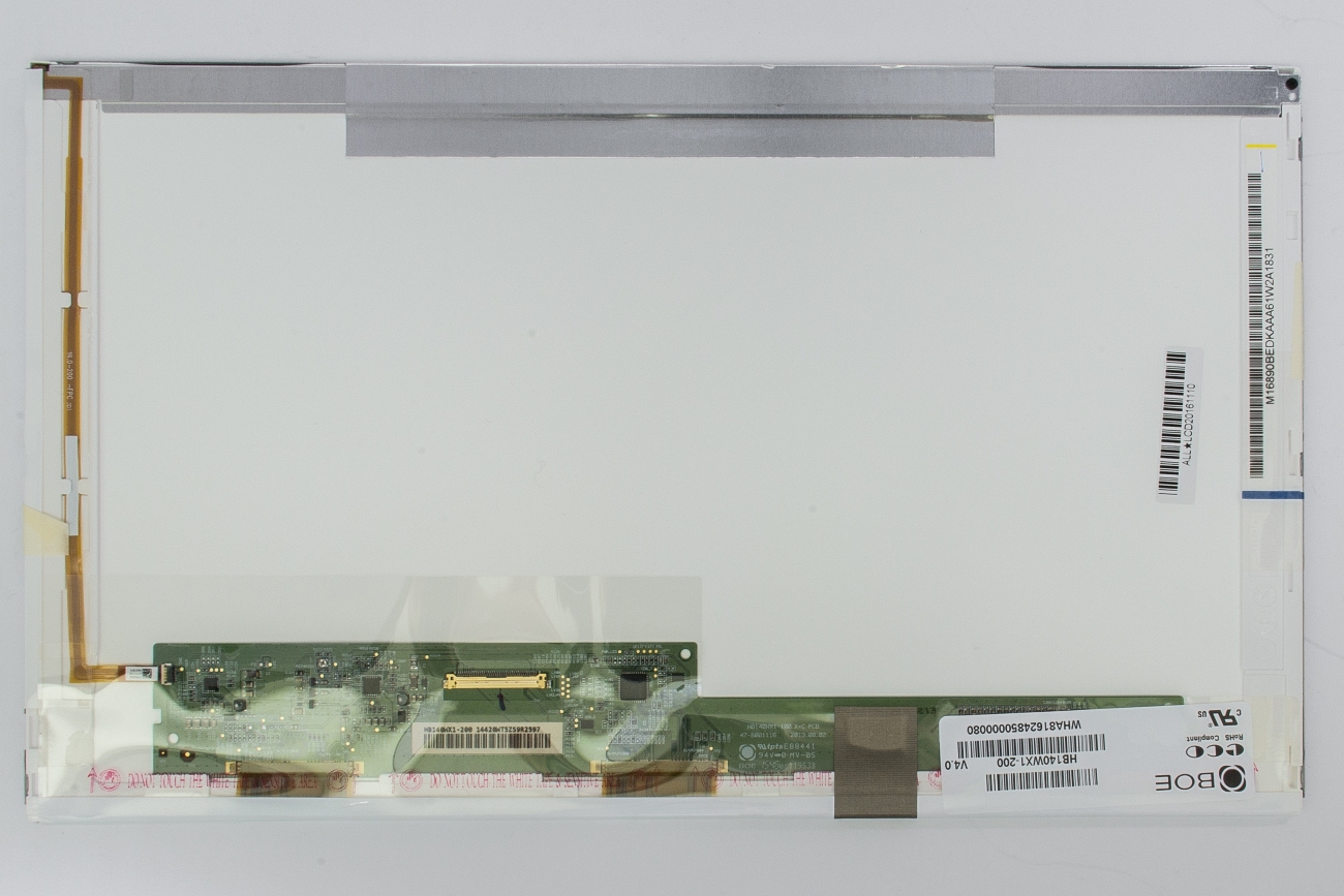 LCD screen 14.0" 1366x768 HD LED matte 40pin (left) A+