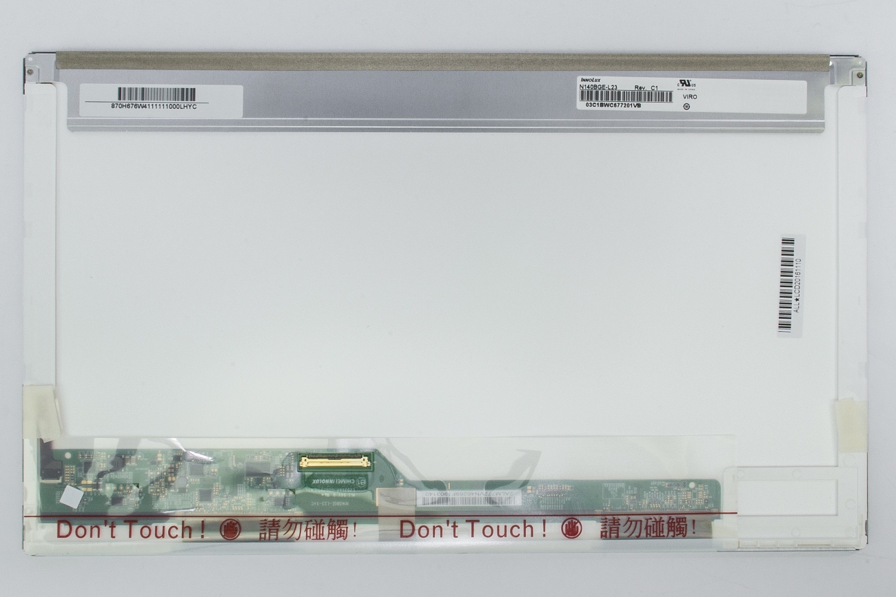 LCD screen 14.0" 1366x768 HD LED glossy 40pin (left) A+